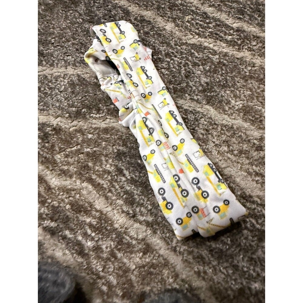 Bulldozer toddler headband handmade
